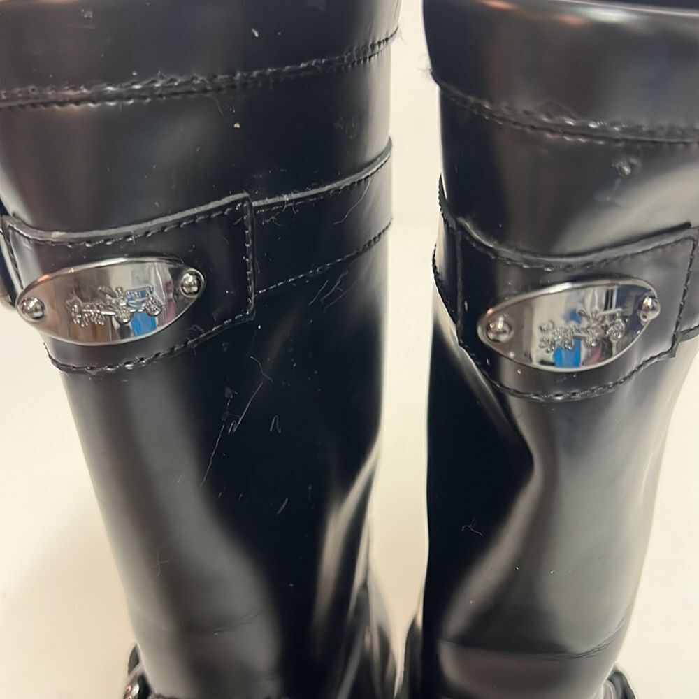 Coach Zahara Rainboots Rubber Boots‎ Rain Size 5B A1 - Picture 5 of 13